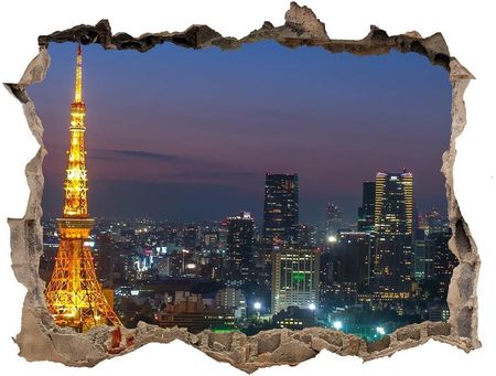 Wallmuralia.Pl Fototapeta dziura na ścianę 3d Wieża w Tokio (NDK71822864)