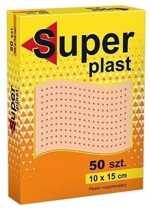 Super Plast plaster rozgrzewający 10 x 15 cm x 50 szt