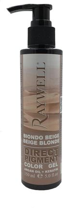 Raywell Direct Pigment Color Gel Maska Żel Koloryzująca Do Włosów Beige Blonde 150 ml