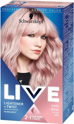 Schwarzkopf Live Rizjaśniająca farba do włosów 101 Cool Rose