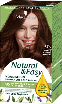 Schwarzkopf Natural&Easy Farba do włosów 576 Kastanj