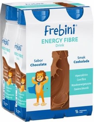 Frebini Energy Fibre Drink o smaku czekoladowym 4 x 200 ml