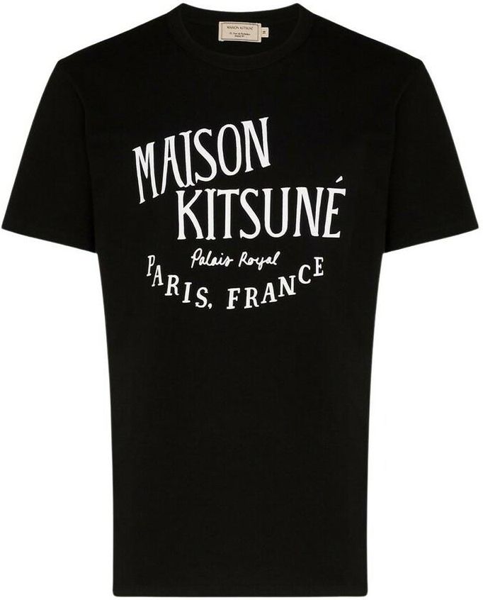 トップス Maison Kitsune Palais  Paris France Maison Kitsune Palais Royal Classic Sweatshirt Black Man