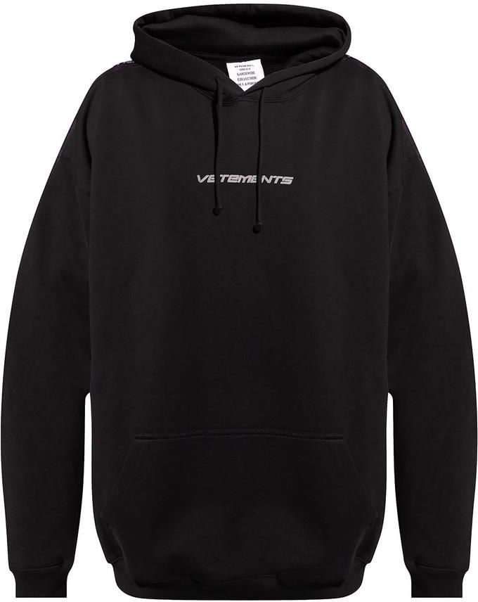 Vetements WRITTEN LOGO HOODIE / ホワイト VETEMENTS logo-print cotton-blend Hoodie | White | FARFETCH PL