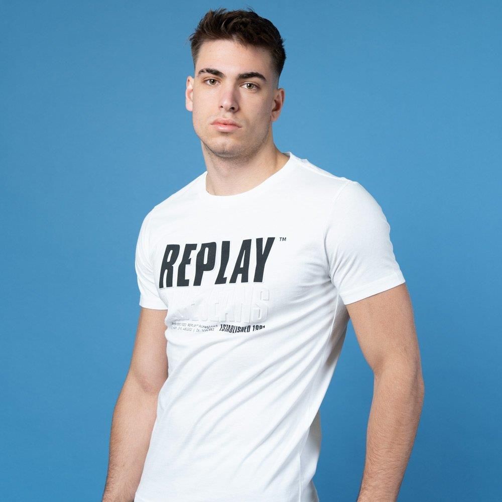 送料込★REPLAY★M3018 Tシャツ Regular-fit jersey t-shirt Black | Replay Jeans