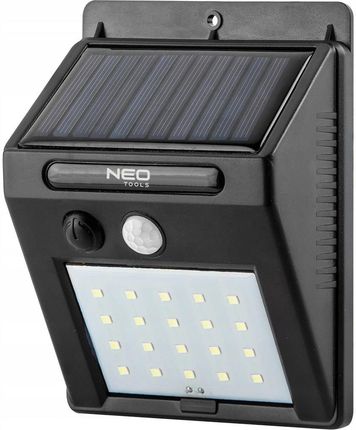 Neo Lampa Solarna Ścienna 20 Smd Led 250 Lm