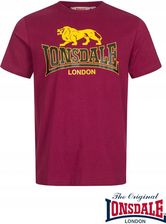 Zdjęcie T shirt Lonsdale London Taverham bordowa M - Dąbrowa Górnicza