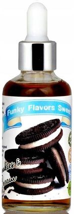 Funky Flavors Aromat Słodki Ciasteczka Z Kremem Bez Cukru Oreo