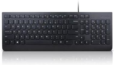 Klawiatura Lenovo Essential Wired Keyboard Via Usb-A Layout Us Euro Black (4Y41C68681)