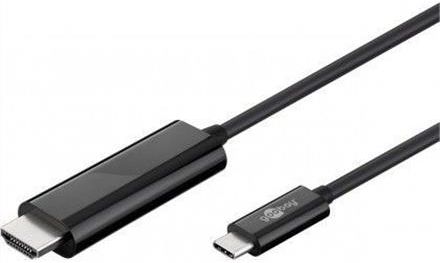 Goobay Usb-C Hdmi Adapter Cable (4K 60 Hz) 1.8M Black (77528)