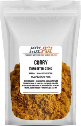 Kol-Pol Curry 2,5Kg Indyjska Naturalna Świeża 