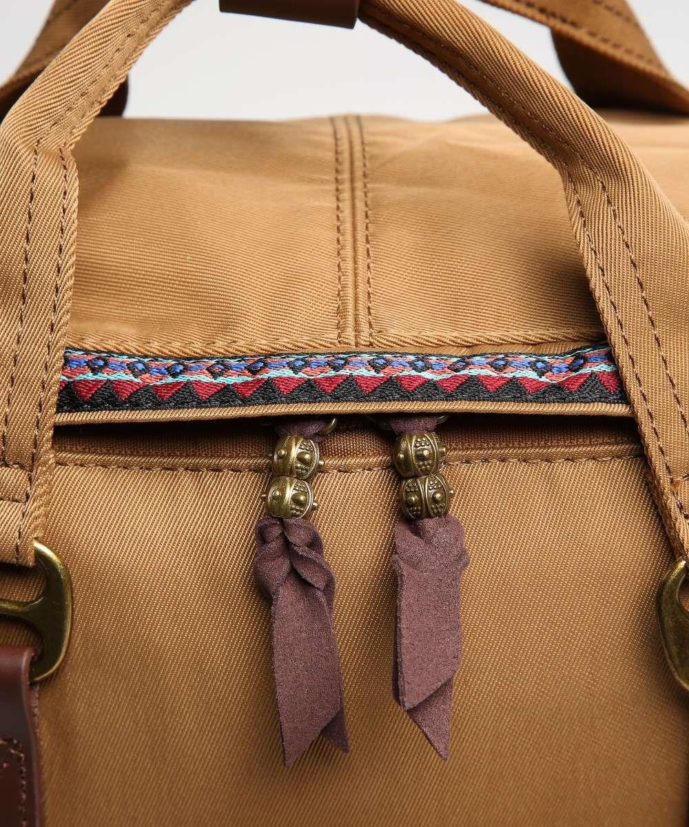 [HIETA]◆Belted MASHA BIG BAG - BRWON&Olive◆ Doughnut Macaroon Bo-He Plecak Jasnobrązowym - Ceny i opinie