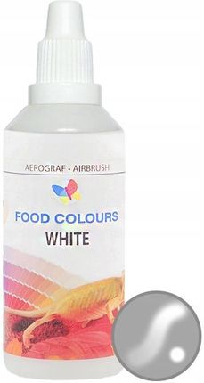 Barwnik w płynie do aerografu - biały, 60 ml