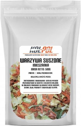 Kol-Pol Warzywa Suszone 500G Naturalne Mieszanka Warzyw