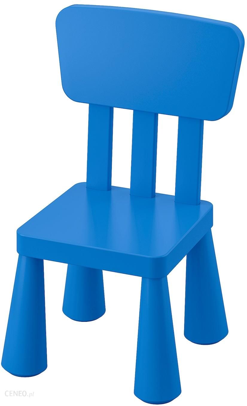 Ikea Mammut Krzeslo Krzeselko Dzieciece Niebieskie Ceny I Opinie Ceneo Pl