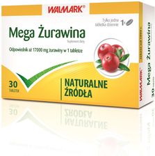 Zdjęcie WALMARK Mega Żurawina Tabletki ze składnikami wspierającymi funkcjonowanie dróg moczowych 30 szt. - Zamość