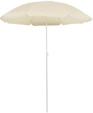 vidaXL Parasol ogrodowy na stalowym słupku, piaskowy, 180 cm