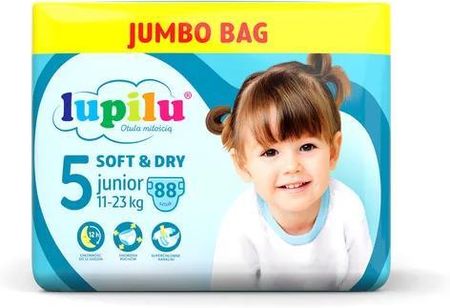 Lupilu Pieluchy Soft&Dry 5 Junior 11-23kg 88szt.