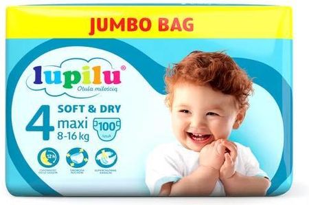 Lupilu Pieluchy Soft&Dry 4 Maxi 8-16kg 100szt.