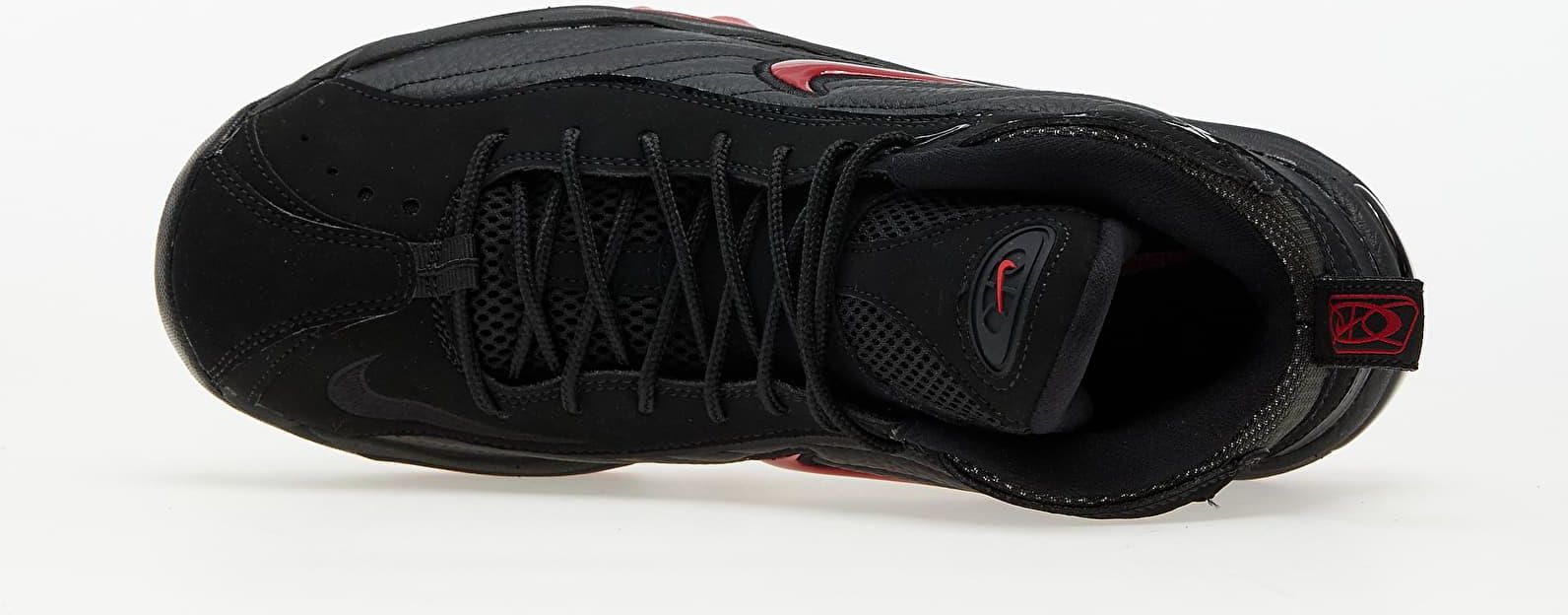 nike air total max uptempo black varsity red