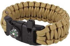 Zdjęcie Tm Bransoletka Paracord Z Kompasem 9 Coyote (18072)Sp - Wrocław