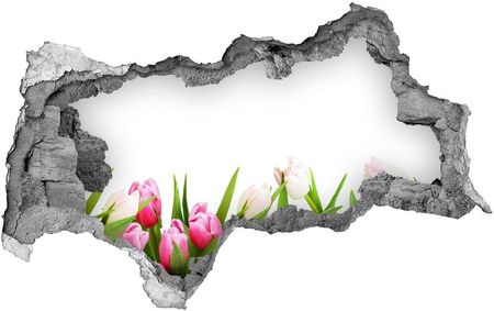 Wallmuralia Samoprzylepna Naklejka Na Ścianę Różowe Tulipany 95X73Cm Nd-B-138798865