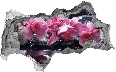 Wallmuralia Samoprzylepna Naklejka Na Ścianę Różowa Orchidea 95X73Cm Nd-B-28903356