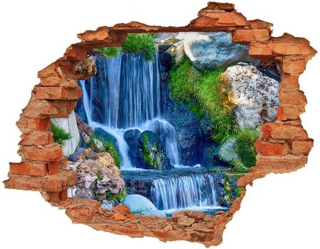 Wallmuralia Dziura 3D W Ścianie Naklejka Cegła Wodospad 90X70Cm Nd-C-121317057
