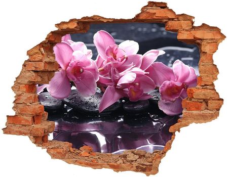 Wallmuralia Samoprzylepna Naklejka Na Ścianę Różowa Orchidea 90X70Cm Nd-C-28903356