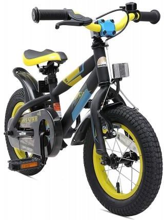 Bikestar 12" Bike Star Kolor Czarno Żółty 2021