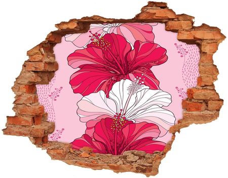 Wallmuralia Naklejka 3D Dziura Na Ścianę Kolorowe Tulipany 90X70Cm Nd-C-98842373