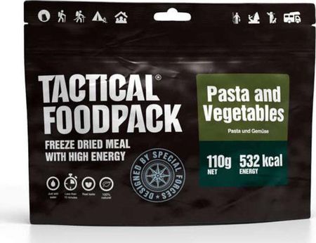 Tactical Foodpack Danie Liofilizowane Makaron z Warzywami uniwersalny 110g