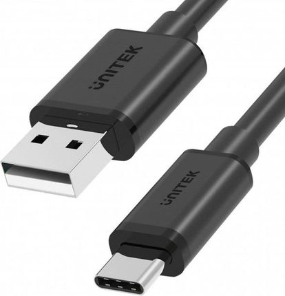 Unitek PRZEWÓD USB-A 2.0 DO USB TYP-C 0.25M (Y-C480BK) (YC480BK) (YC480BK)