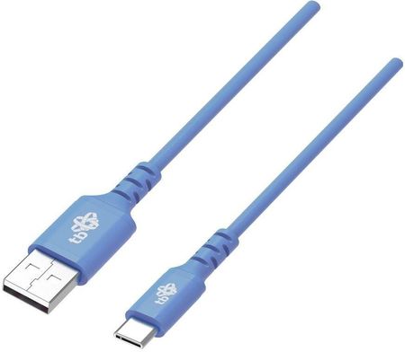 Tb TB KABEL USB-USB C 1M SILIKONOWY NIEBIESKI (AKTBXKUCMISI10N) (AKTBXKUCMISI10N)