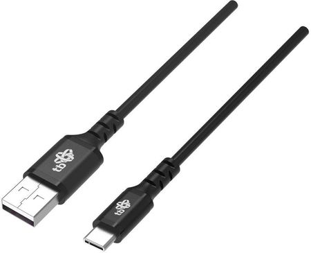 Tb KABEL USB-USB C 1M SILIKONOWY CZARNY (AKTBXKUCMISI10B)