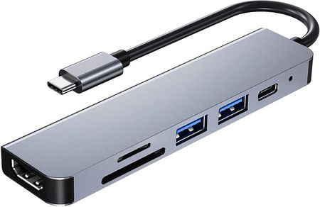 SPACETRONIK MULTIPORT SPU-M09 USB-C HDMI USB 3.0 SD  (SPUM09)