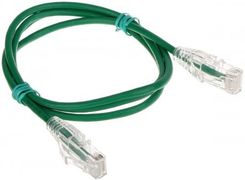 ABCVISION PATCHCORD RJ45/6/1.0-G-THIN KAT.6 ZIELONY 1M  (RJ45610GTHIN)