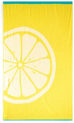 Zwoltex Ręcznik Plażowy Citron 100X160 Żółty
