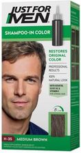 Zdjęcie Just For Men Szampon koloryzujący do włosów H35 Medium Brown 60 g - Recz