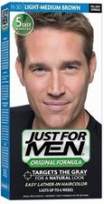 Zdjęcie Just For Men Szampon koloryzujący do włosów H30 Light Medium Brown 60 g - Odolanów
