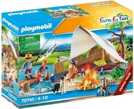 Playmobil 70743 Rodzinna Zabawa Family Camping Trip