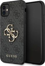Guess GUHCN614GMGGR iPhone 11 6,1 szary/grey hardcase 4G Big Metal Logo