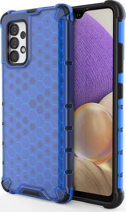 Hurtel Honeycomb pancerny pokrowiec z żelową ramką Samsung Galaxy A32 4G niebieski