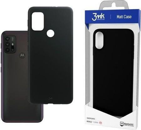 3Mk Matt Case Motorola Moto G30/G10 czarny/black