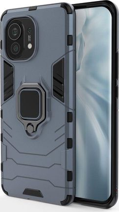 Hurtel Ring Armor pancerne hybrydowe etui + magnetyczny uchwyt Xiaomi Mi 11 niebieski
