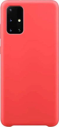 Hurtel Silicone Case elastyczne silikonowe etui Samsung Galaxy S21+ 5G S21 Plus 5G czerwony