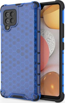 Hurtel Honeycomb pancerny pokrowiec z żelową ramką Samsung Galaxy A42 5G niebieski
