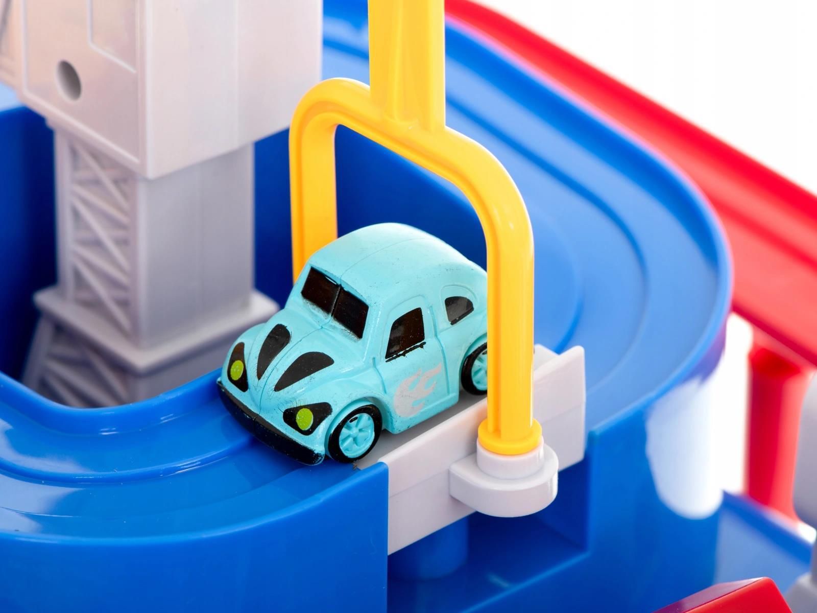 Ikonka Tor Przeszkód Interaktywny Parking Wyścigi 4 Autka - zdjęcie 3 Ikonka Tor Przeszkód Interaktywny Parking Wyścigi 4 Autka