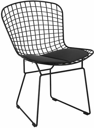 Elior Czarne Krzesło Loftowe Alios 3X 16229