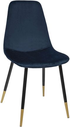 Atmosphera Krzesło Tyka Velvet Niebieskie 13749-9813